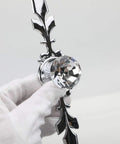 Crystal Glass Decorative Knobs With Plate Drawer Pulls Handles 5 Pack Small Silver With Three Kinds Of Screws