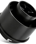 Durable Planer Vacuum Adaptor Replacement For DW735 DW735X Thickness Planers, black plastic adaptor, side view.