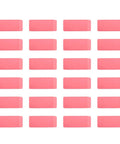 Rectangular Pink Erasers For School And Office, Art Eraser For Drawing And Sketching, Lifts Pencil Marks Without Smudging, Made With TPR Material, 24 Count Stationery Supplies
