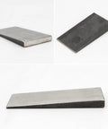 Six Pack Of Steel Flange Wedges With Beveled Right Angle Shims For Welding Machines And Lathes, 4 By 2 Inch Steel Wedge