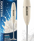 Automatic Milk Frother Wand For Lattes And Cappuccinos, Battery Operated Handheld Foam Maker, Easy To Use Drink Mixer displayed