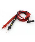 Universal Multimeter Test Lead Probes, 1M Long, coiled red and black banana plug cables with metal and plastic construction