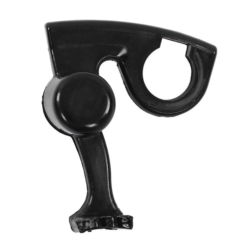 Black component of Adjustable Table Leg With Removable Design Lightweight Aluminum Alloy Three Section Height Range 430mm To 745mm Anodized Finish