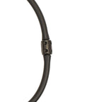 Close-up of silicone regulator necklace holder, part of Silicone Regulator Necklace For Divers Dive Ready Secure Backup Holder Durable Design With BCD Connection 8 Inch Width 11 Inch Length Black Accessory Ultra Durable