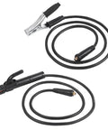 MMA Arc Welding Electrode Holder And Ground Clamp Lead With 1.5m Cable 10-25 DIN Connector Copper Construction Fully Assembled And Plug And Play