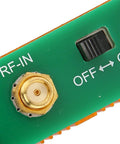 Close-up of Wideband RF Power Preamplifier 0.1MHz To 6GHz With Built In Battery 1.95GHz 20dB Low Noise Amplifier SMA Female