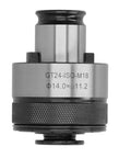 Solid Collet Chuck Holder With Torsion Overload Protection Fits Gt24 Iso for Drilling Milling close-up view.