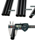 Steel rods with diameter measurements for Portable Closet Wardrobe With 50 Inch Steel Frame And Non Woven Fabric Cover Four Hanging Rods