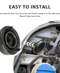 4 Pack Car Headlight Dust Caps Universal Rubber Sealing Covers For Headlight Protection All Weather Dust Covers Fit Most Cars Trucks SUVs Durable Tough Keeps LED Clean And Dry installation guide