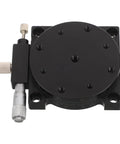 60Mm Manual Precision Rotation Stage Aluminum Platform R Shaft with adjustable knobs for precise optical alignment.
