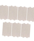 7 Piece Microwave Mica Sheet Replacement Set For Waveguide Insulation Heat Resistant Mica Plate Easy To Cut And Install