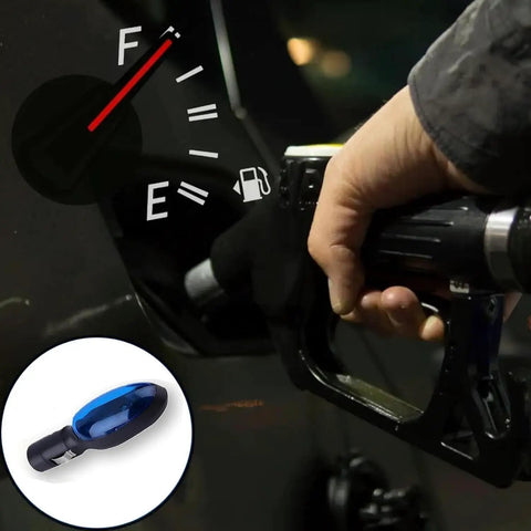 Gas Saver Fuel Sync Device Plug In Upgrade 2026 Portable Car Fuel Economizer in use at gas station