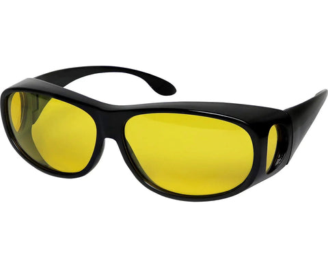 Upgrade Your Night Shift With These Slick Yellow Tint Night Driving Glasses Loaded With Anti Glare Polarized Lenses For Ride Safe Night Drives And Dope Crystal Clarity For Men And Women Cruising City Streets