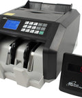 USD High Speed Money Counter With Value Counting, Add And Batch Mode, UV MG IR Counterfeit Detection, RBC ES250N front view