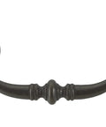 Matte Black Iron Traditional Cabinet And Drawer Pull Handle For Kitchen And Bathroom Or Furniture Durable Center To Center 4 1 Quarter Inch 108 Millimeters Length Five And One Half Inches Width Two Inches Projection Three Quarters Of An Inch