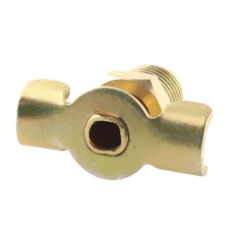 One Quarter Inch External Drain Cock Two Pack Brass Air Hose Fittings And Air Compressor Blowdown Valve NPT Male Drain Switch With Handle
