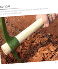 Steel Garden Hoe Handle Multifunctional Pickaxe For Gardening Digging And Root Removal Tool with sturdy wood handle