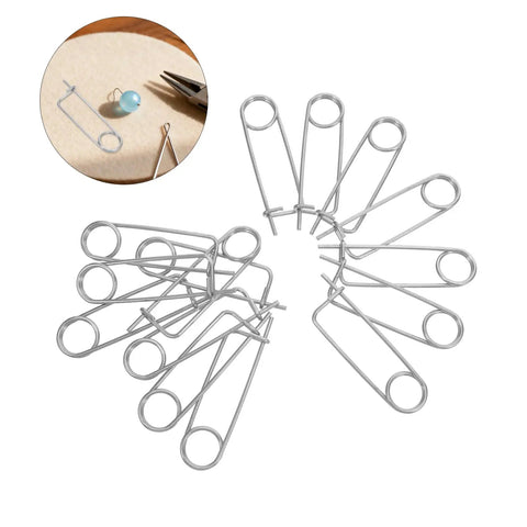 Heavy Duty Stainless Steel Cotter Pin Fastener Clips Locks Farm Hitch And Industrial Machinery With Anti Loosening Stability arranged in a circle.