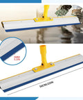 56cm scraper from Self Leveling Concrete Tool Kit With Roller And Spike Shoes For Smooth Floor Leveling, Bubble Removal, 13mm Finish, Durable PE Roller, DIY Pro Grade Cement Leveling Tools For Fast, Clean Results