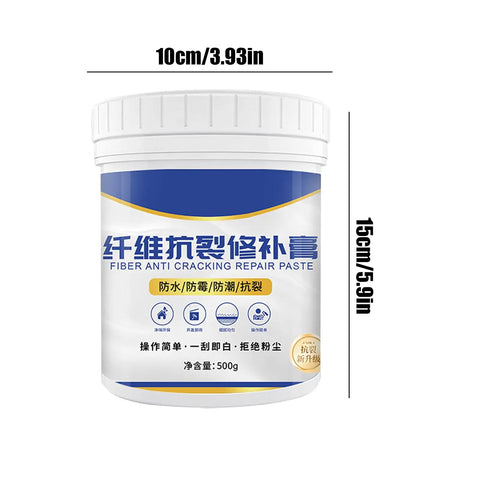 All In One Wall Repair Kit With Easy To Use Putty 500G Quick Drying Filler shown with dimensions 10cm x 15cm