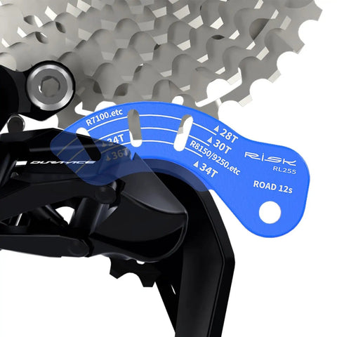 Road Bike 12 Speed Electronic Rear Derailleur Alignment Tool Two Piece Set For R7100 R7150 RX820 R8150 R9250