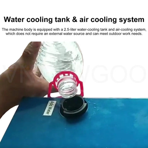Water cooling tank filling for Heavy Hitter 1500 Watt Induction Bolt Heater And Stuck Fastener Remover With Built In Water Cooling.
