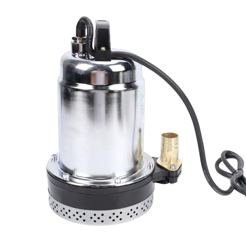 Heavy Duty Workhorse Drainage Sump Pump With Solid Stainless Steel Body and No Sweat Operation for Agricultural Garden Basement and Farm Flooding Featuring Rock Solid 26 Foot Lift And Smooth 180 Watt Kick