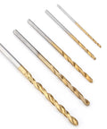 50 Piece High Speed Steel Twist Drill Bit Set With Straight Shank For Metal Wood Plastic DIY Drilling Projects, Durable HSS Bits With Emery Coating