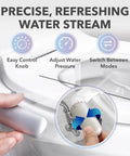 Non Electric Bidet Attachment For Toilet With Adjustable Water Pressure Front And Rear Cleaning Four Pressure Settings