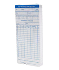 Attendance record sheet for Built Tough Wall Mount Or Desk Time Clock Bundle With Bright Lcd Screen And Fifty Punch Cards.