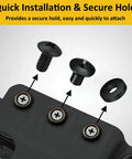 Heavy Duty Chicago Screws One Quarter Inch Twenty Pack Holster Screw Kit For Diy Kydex Belts And Leather Clips showing secure hold installation screws.