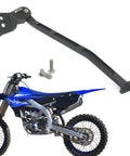 Dirt Bike Kickstand Aluminum Side Stand For YZ250F YZ450F 2014 2026 Motorcycle Parking Support Foot Rest Mount Lightweight Rustproof Bike Stand With Easy Install next to a motorcycle model.
