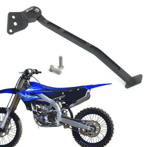 Dirt Bike Kickstand Aluminum Side Stand For YZ250F YZ450F 2014 2026 Motorcycle Parking Support Foot Rest Mount Lightweight Rustproof Bike Stand With Easy Install next to a motorcycle model.