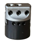 Close-up of a 2 Inch Boring Head With MT2 Shank, 3/8-16 Thread, 1/2 Inch Boring Bar Set, precision tool for milling setups