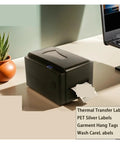 Slick Mini Thermal Label Printer Featuring Wireless Wifi And Usb Hookup As A Total Game Changer For Rapid Shipping DIY Crafting At Home Or Side Hustle Barcode Tape Maker on desk