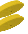 Pack Of 2 100mm DA Fine Dual Action Foam Polishing Pads For Paint Correction And Gloss Enhancement Improves Cutting Power And Finishing