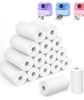 Kids Instant Print Camera Paper Refills 16 Rolls White Thermal Paper For Photo Printer Compatible With ESOXOFFER Dylanto Cimizi Himont Kids Cameras, stacked rolls