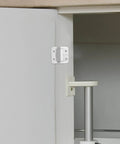 Torque Cabinet Door Hinge With Stop At Any Angle 1.8Nm Zinc Alloy Corner Kitchen And Bathroom Cabinet Hinge by TOBBOMEY installed