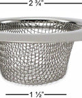 Set Of 4 Stainless Steel Mesh Strainers For Bathroom Sink And Bathtub Universal Fit No Fuss Easy Install Rust And Stain Resistant Dishwasher Safe