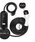 Portable Level 2 EV Charger With 16A 3.5kW Adjustable Current Type 2 Connector 3.5 Meter Cable Fast Home Charging Weatherproof IP67