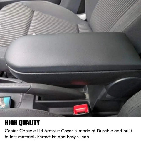Center Console Armrest Cover Cap For Volkswagen Golf Jetta Passat Beetle Bora 1998 to 2005 Leather Vinyl Soft Touch Installed