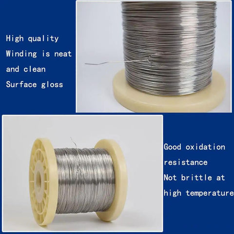 Hot Wire Foam Cutter Wire 50 Meter Long 0.5 Millimeter Diameter Heavy Duty Electric Wire spool for precision cutting, Cr20Ni80.