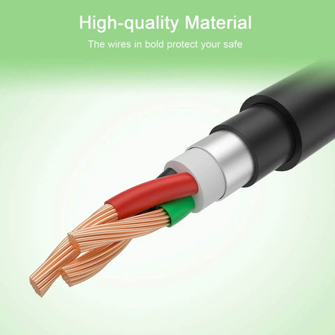 Close-up of high-quality wires in DIY Dryer Outlet Adapter Ideal For Moving Into A New House Converts 14-30P Four Prong Dryer Plug To 10-30R
