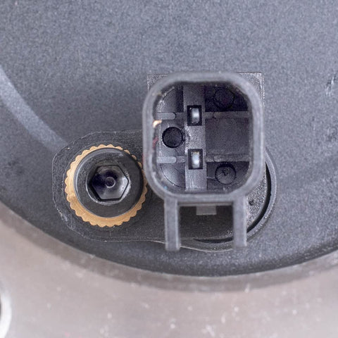 Close-up of Beefy Rear Hub And Bearing Assembly For Ford Escape 2013 2019 FWD Without Park Assist Left Or Right Fits 2013 2018 Ford C Max And 2015 2018 Lincoln MKC Premium Aftermarket Replacement CV6Z1104F connector and gear details.