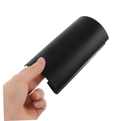 Close-up of a black plastic corner guard from Four Pack Soccer Table Corner Protectors And Edge Guards For Foosball Tables.