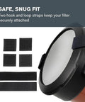 Solar Eclipse Telescope Filter ISO 12312-2 Compliant with hook-and-loop straps for secure fit on 8 Inch SCT and EdgeHD Telescopes.