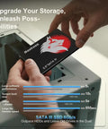 480GB 2.5 Inch SATA III Internal SSD Up To 550 MB Per Second Read Speed Fast Boot And Snappy File Access For PC Laptop Desktop Upgrade Improve System Responsiveness With Faster Boot Times For Gaming And Daily Tasks. 2.5-inch SATA III SSD being installed in a desktop PC