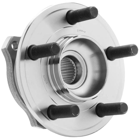 2 Pack Front Wheel Hub Bearing Assembly For AWD Only Vehicles Drop In Ready Fits 2005 to 2021 300, 2017 to 2021 Challenger, 2007 to 2021 Charger, 2005 to 2008 Magnum Front Driver And Passenger Side Replacement displayed.