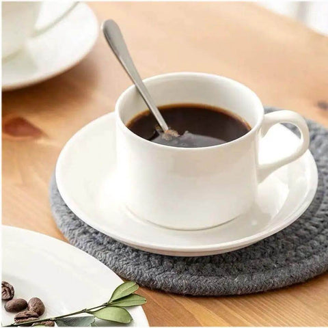 Demitasse Espresso Spoon Set Of 6, Mini Stainless Steel Coffee Spoons For Tea Dessert And After Dinner in a cup of coffee