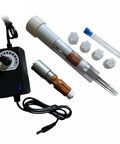 Portable Adjustable Speed Needle Felting Machine Kit With 1 To 7 Needles For Wool Crafting A Handy DIY Felt Tool showing components